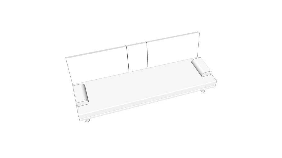 AHSAAD 65.8' PILLOW TOP ARM SOFA 3D Warehouse