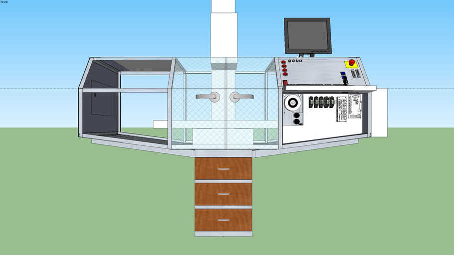 Industrial Hobbies CNC Enclosure 3D Warehouse
