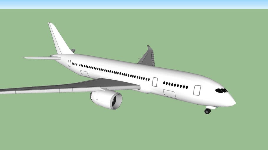 Boeing 787-8 Template