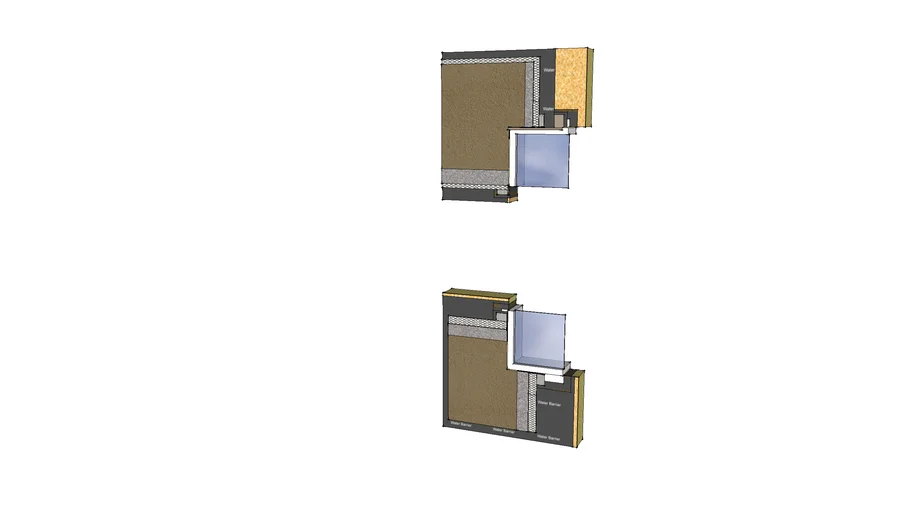 Cemplaster Fiberstucco CFD24 Window Head and Sill 3D Warehouse