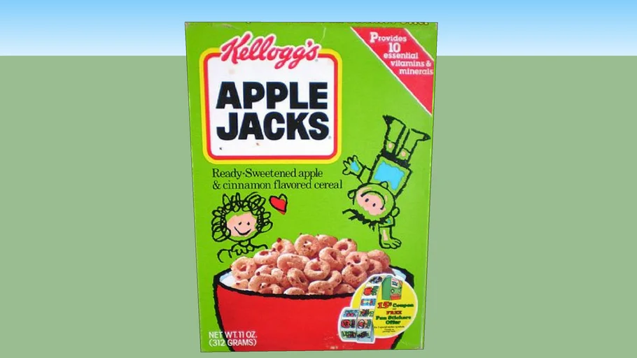 Kellogg's Apple Jacks 3D Warehouse