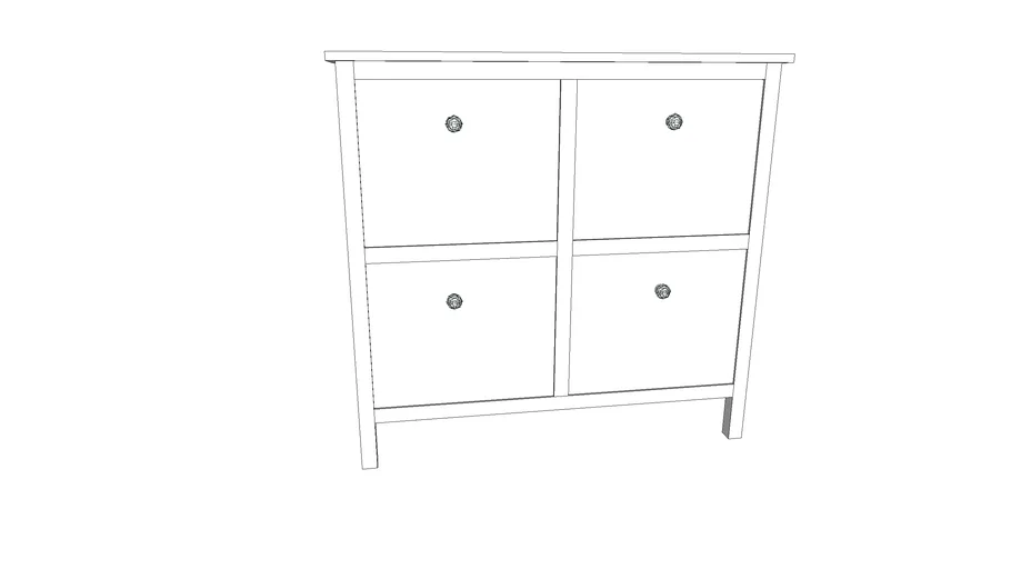 Hemnes Shoe Crystal Knob 3D Warehouse