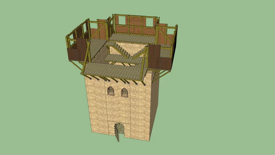 Castle tower / holdfast / stronghold 3D Warehouse