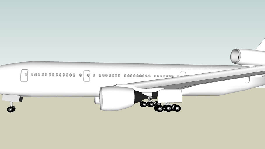 Blank McDonnell Douglas MD-11