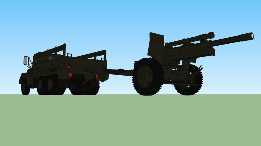 Reo M35A2 Truck (Artillery Cargo Version) | 3D Warehouse
