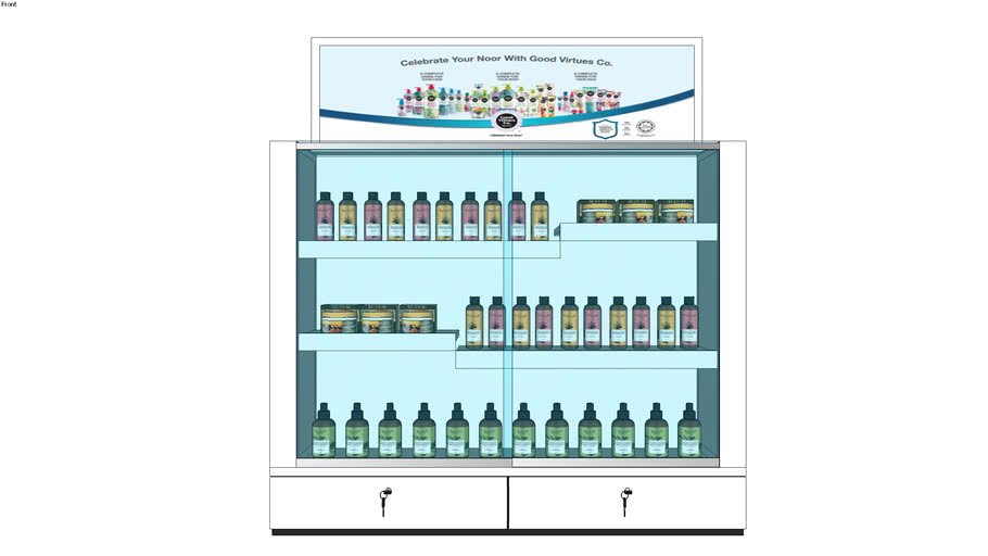 cosmetic counter 3D Warehouse