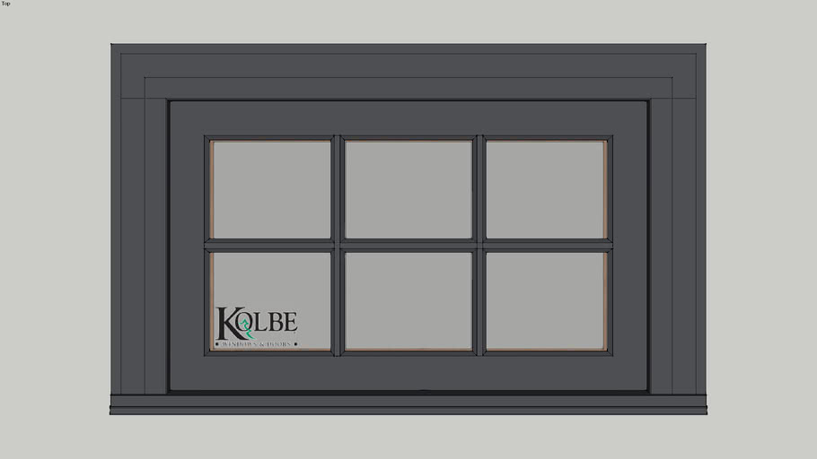 Kolbe Ultra Awning KU28181 F.S. 2'-8' X 1'-8' | 3D Warehouse