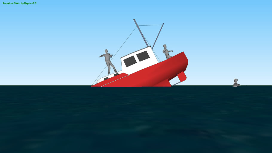 ship sinking 3D Warehouse