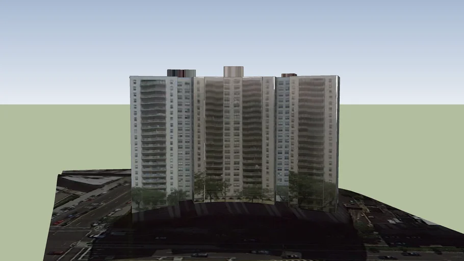 1025 Grand Concourse, Bronx, NY 10452, USA 3D Warehouse