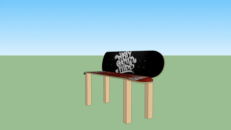 Skate Bench | 3D Warehouse