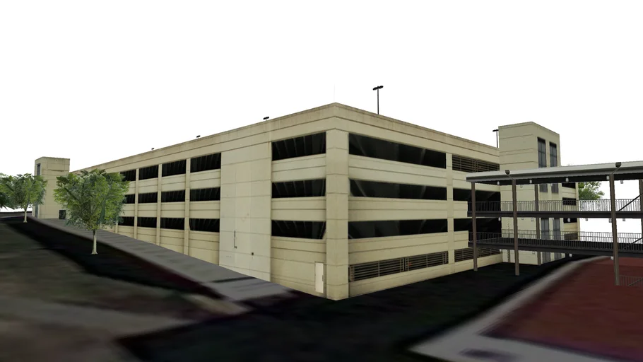 Allen Fieldhouse Parking Garage University of Kansas 3D Warehouse
