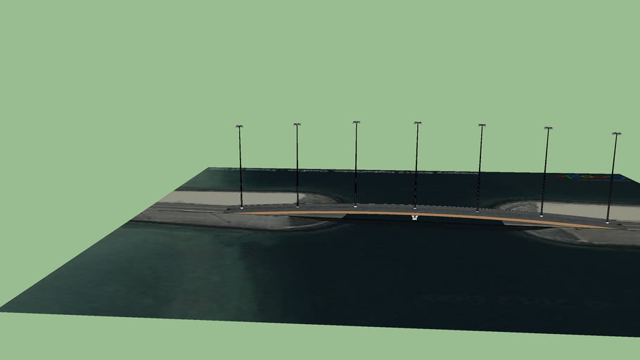 Yas Island emergency bridge 3D Warehouse