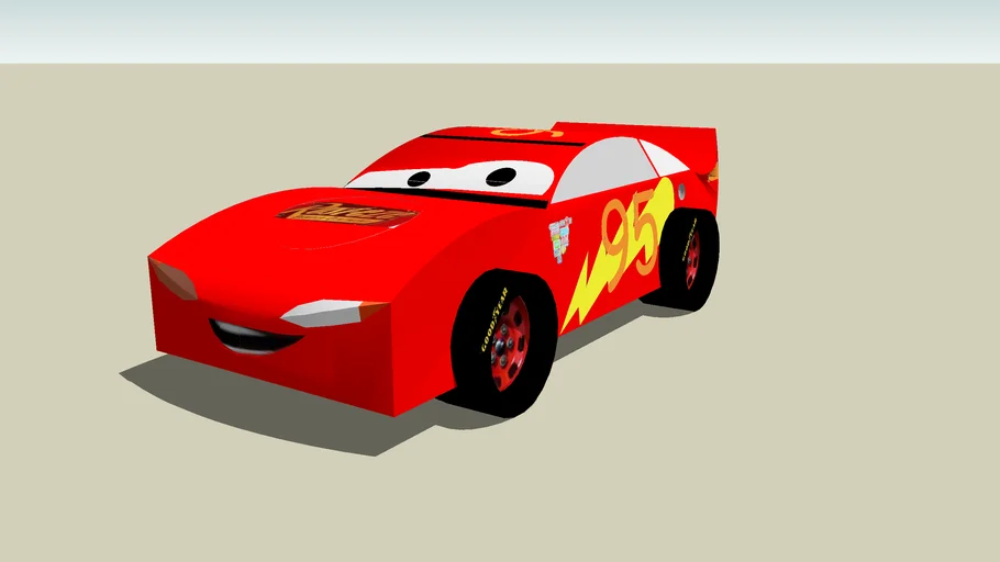 Saetta McQueen Cars Motori Ruggenti - - 3D Warehouse