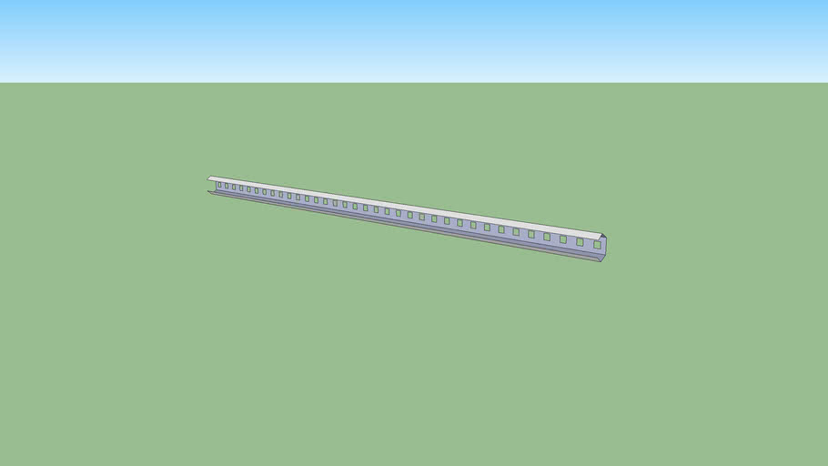 Vex Linear Slide 1x1x35 3D Warehouse