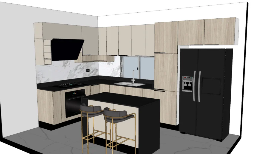 Cocina modular/ Modular kitchen | 3D Warehouse