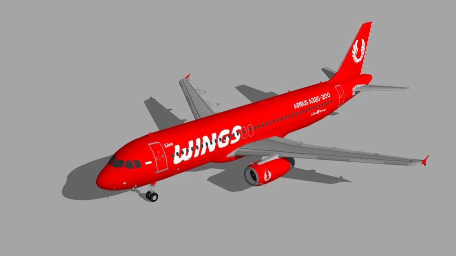 Wings Air Airbus A320-200 3 | 3D Warehouse