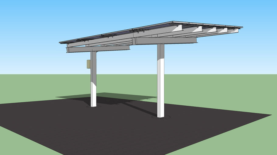 carport 6 module wide | 3D Warehouse