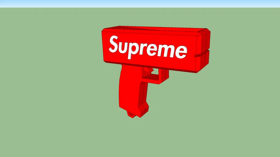 Supreme money gun (cash cannon) | 3D Warehouse