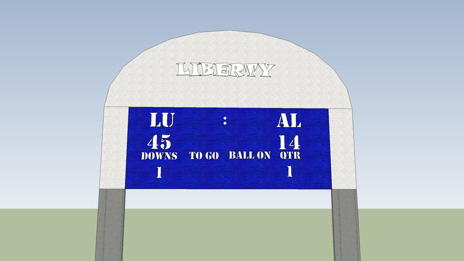 Liberty Scoreboard 3D Warehouse