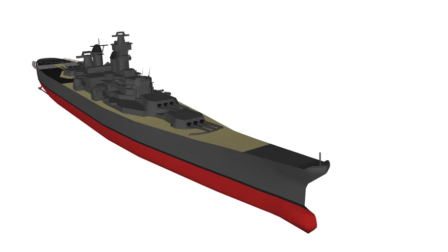 USS iowa | 3D Warehouse