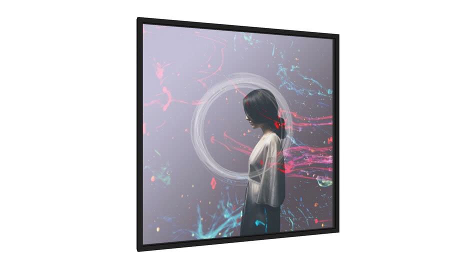 Quadro Colors Woman - Galeria9, por Melinski Digital Art