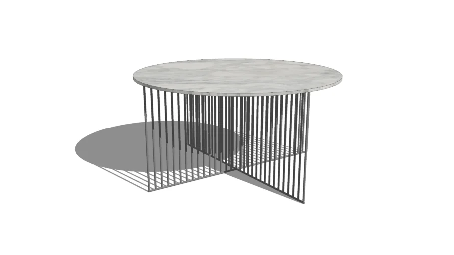 Marble+&+Steel+Side+Table+JS | 3D Warehouse
