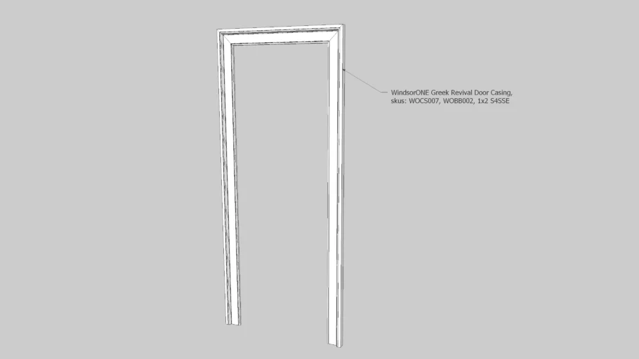 WindsorONE Greek Revival Moldings - Door Casing