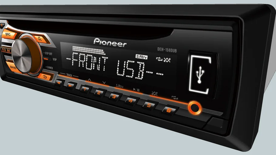 CDPLAYER PIONEER DEH1580UB 3D Warehouse