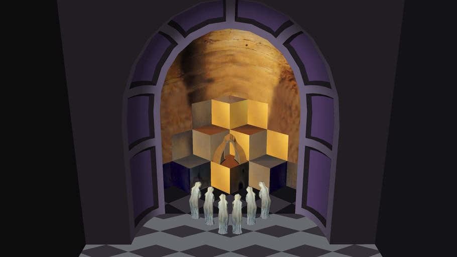 Skull of Zurbarán (Dalí) 3D Warehouse