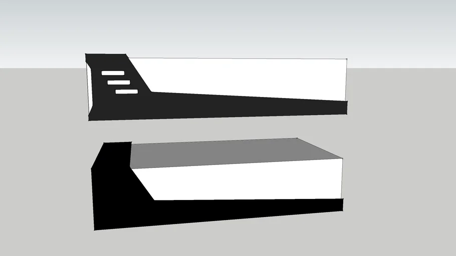 PSU cover dual layer design | 3D Warehouse