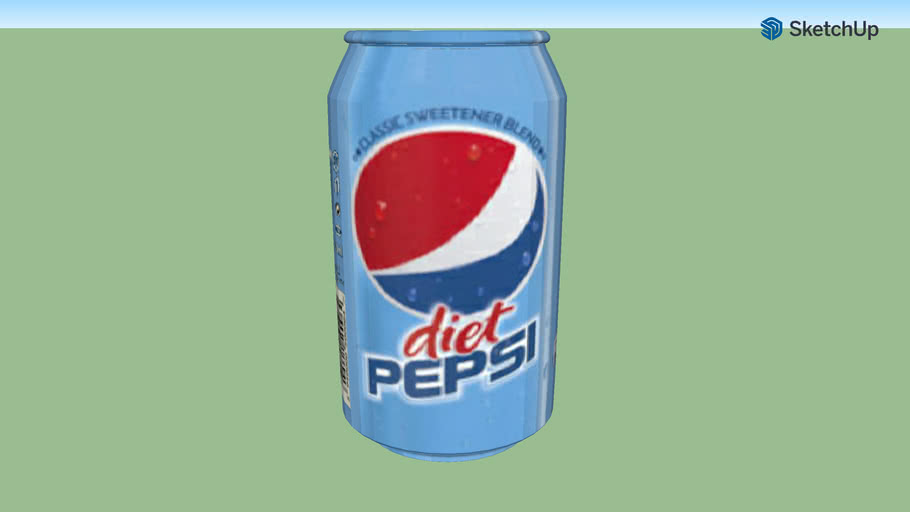 Pepsi diet can | 3D Warehouse