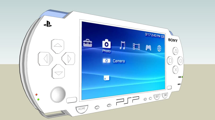 SONY PSP WHITE 3D Warehouse