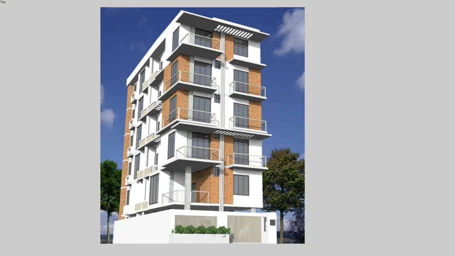 appartment+building+@+fani,+bangladesh | 3D Warehouse