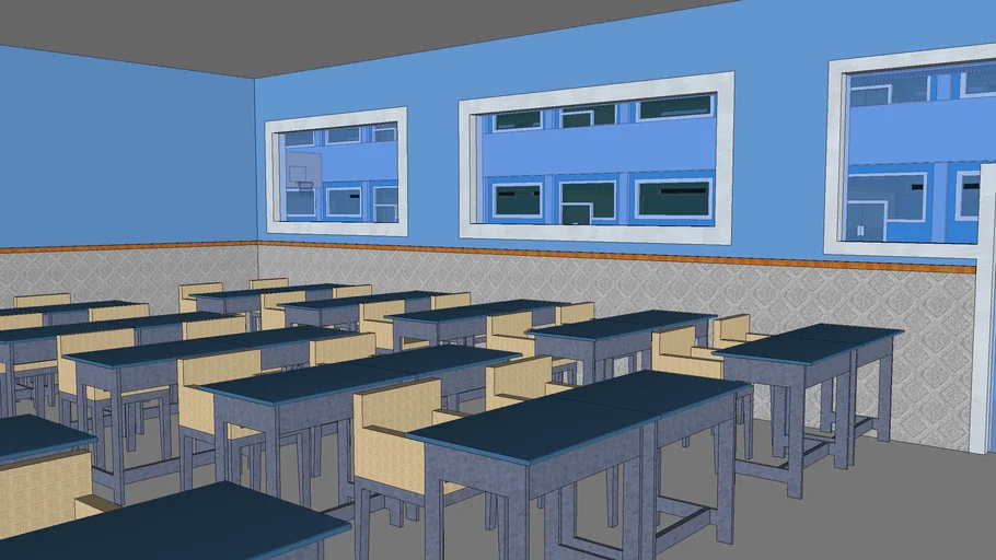 Sekolah Negeri Di Indonesia | 3D Warehouse