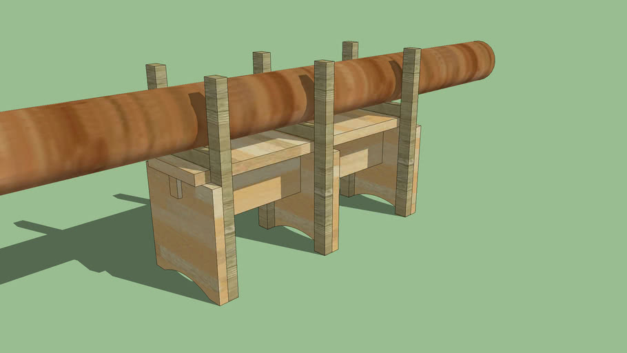 banco per tagliare legna con motosega