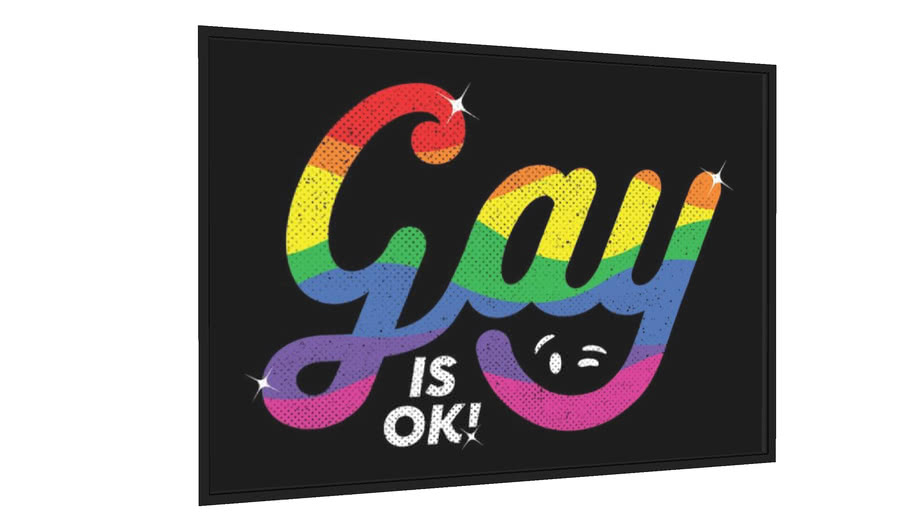 Quadro Gay is OK - Galeria9, por PIPPI