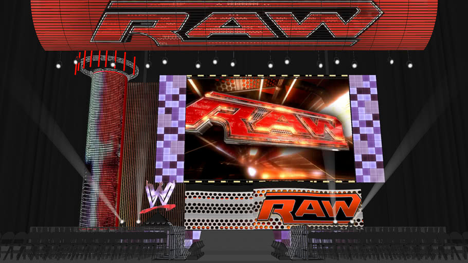 wwe raw hd stage