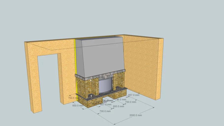 Облицовка камина jotul i18