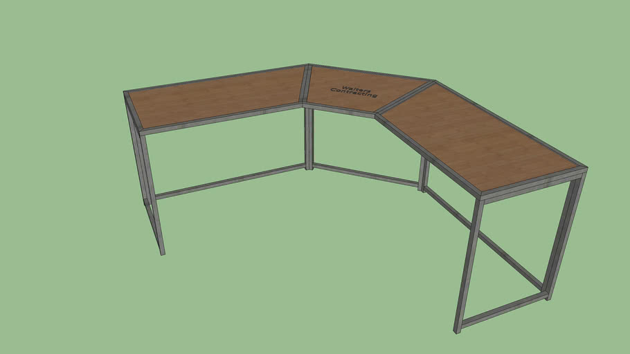 finished designed table