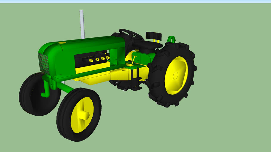 John Deere Tractor 3D Warehouse