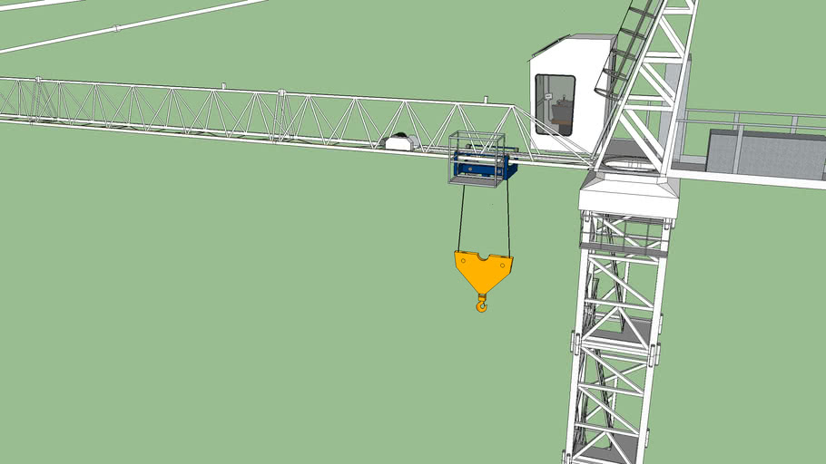 Terex Sk 415 Tower Crane 3d Warehouse