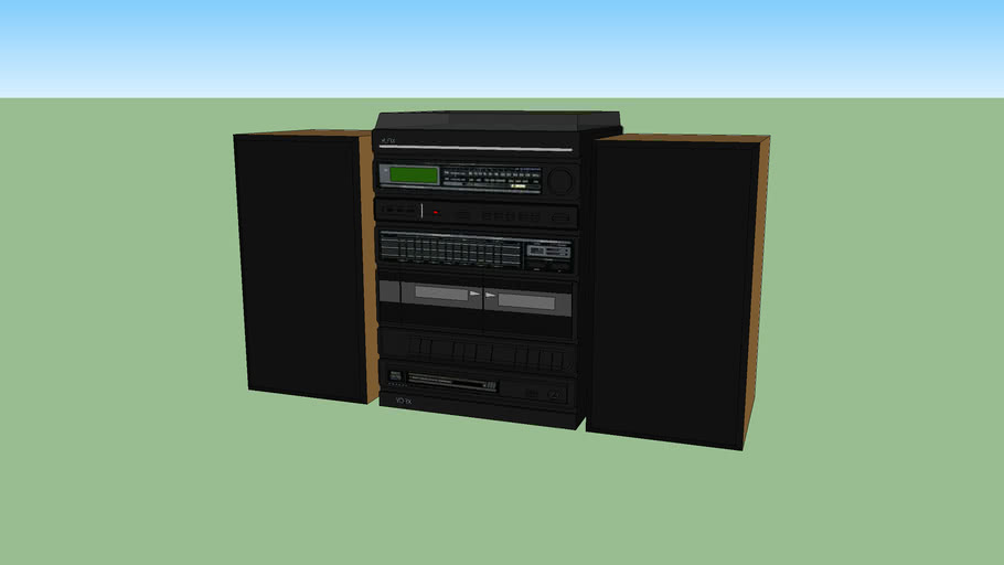 Yorx compact stereo system (model 2050) 3D Warehouse