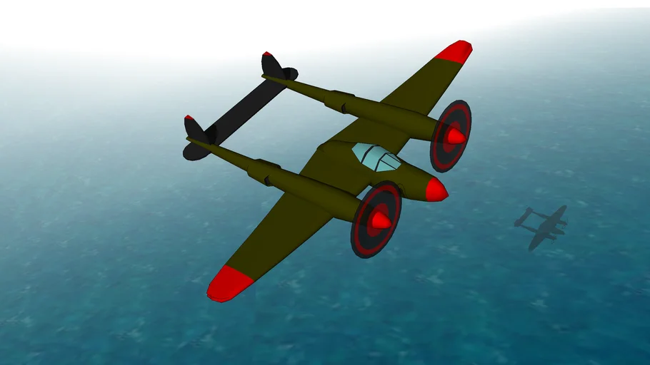 P 38 Lightning - - 3D Warehouse