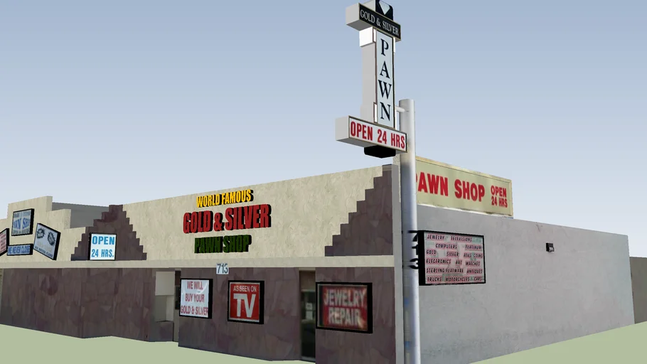 Gold & Silver 3D Warehouse