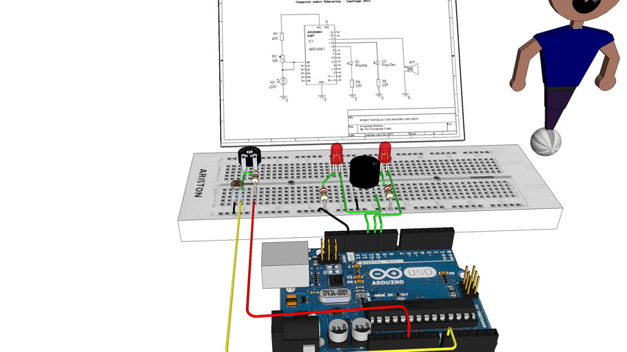 Robot Sencillo Con Arduino | 3D Warehouse