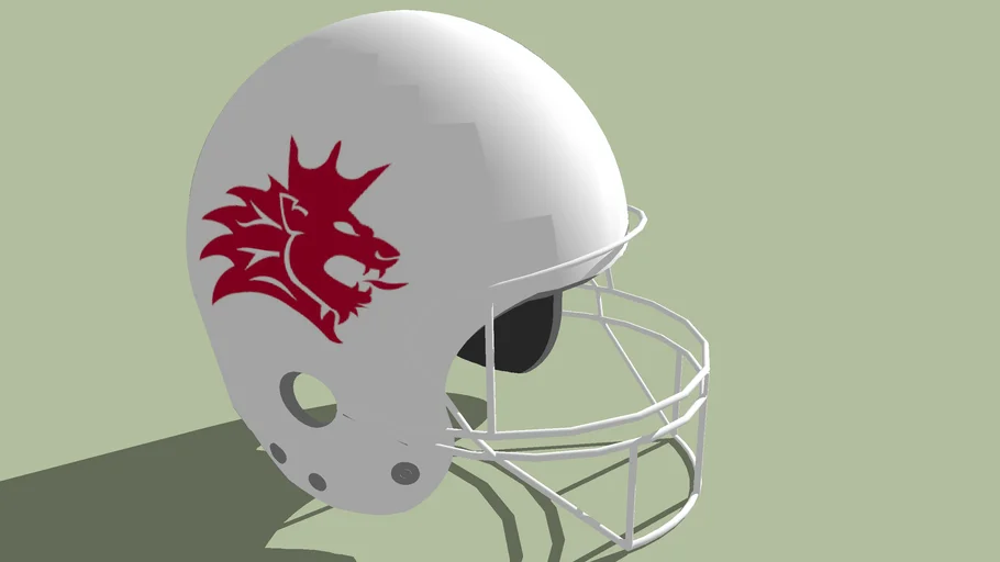 Washington Redskins American Football Helmet 3D model