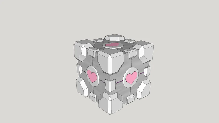 Portal Companion Cube | 3D Warehouse