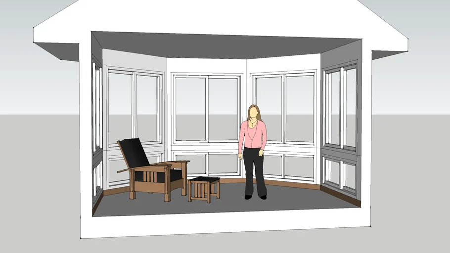 Porch interior | 3D Warehouse