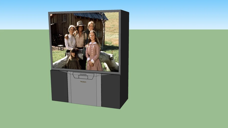 Panasonic PT51HX42 rear projection CRT TV 3D Warehouse