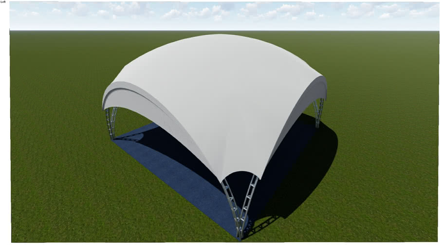 Arch Tent 10*10 / 5*5 | 3D Warehouse